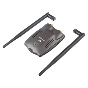 Adaptador de Wifi <span class=keywords><strong>USB</strong></span> de alta potencia y largo alcance, antenas duales 5dBi de 2,4 GHz y <span class=keywords><strong>300Mbps</strong></span> - Product Image 1