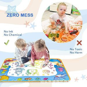 Vente chaude en plastique eau Doodle tapis coloré <span class=keywords><strong>dessin</strong></span> et écriture jouet éducatif magique stylos pour enfants idée cadeau parfaite - Product Image 5