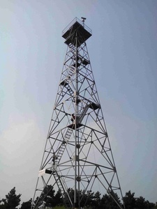 Tours de surveillance et tours de télécommunication préfabriquées de 15m, 20m, 25m, 30m, 35m, 40m et accessoires pour l'observation, la garde et la surveillance - Product Image 4