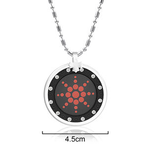 Kalung olahraga liontin Quantum antiemf, Kalung terapi bidang magnetik uniseks - Product Image 3