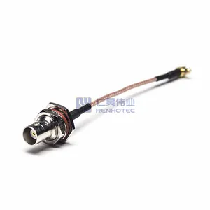 Cable BNC to Male Connector RF Coaxial CCTV Cables Female for Video with RG6 RG174 RG179 RG316 Camera RCA SMB N MCX F