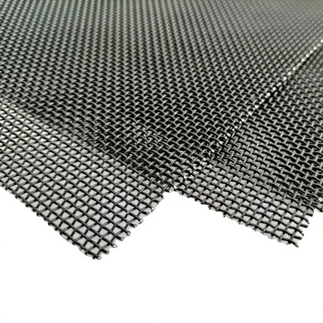 Stainless Steel Security Window Mesh Screen 11 Mesh Anti-Theft Woven Wire Welding Bending Processing Powder Coated
