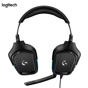 Casque de jeu filaire Logitech G431 original, son surround virtuel 7.1, avec carte son USB, casque de jeu léger - Product Image 3