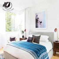 Ensemble de housse de couette en microfibre tissée 400TC de luxe pour hôtel avec taies d'oreiller