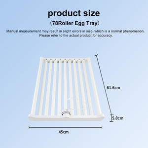 Plateaux à œufs en plastique OEM&DEM 78-94, plateau à œufs automatique à 70 rouleaux, en vente - Product Image 1