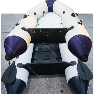 Hot bán nhà sản xuất tùy chỉnh thuyền sườn chất lượng cao với canopy Inflatable thuyền với giá động cơ câu cá Kayak 13ft - Product Image 4