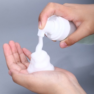 Envase Cosmético de Plástico PET con Espuma Personalizada de Alta Calidad de 250 ml y 300 ml, Botella Portátil con Bomba de Espuma para Limpiador Facial y Bálsamo para Después del Afeitado - Product Image 3