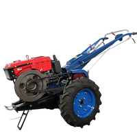 Mini tracteur agricole multifonctionnel à faible prix, 2 roues motrices, transmission par engrenages, moteur diesel 20 CV, garantie 1 an, testé et inspecté