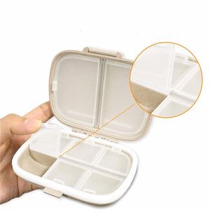 กล่องยาพกพาซิลิโคนแบบพกพาขายดี มี 8 ช่อง แบ่งยาได้ 7 วัน กล่องจัดยา กล่องเก็บยา - Product Image 4