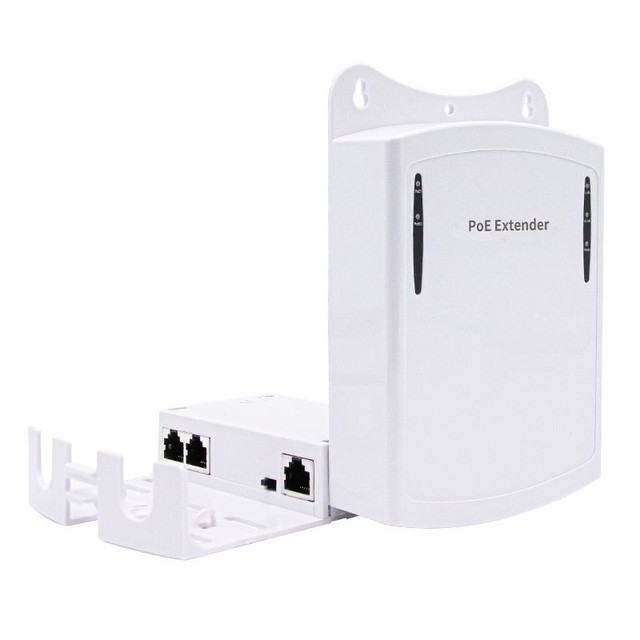 Outdoor Waterproof 2 Port POE Switch Full-Duplex/Half-Duplex High Power 30W 100m 10/100Mbps 1 2 Output IP Camera Extender