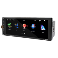 Autoradio universel 6.8 pouces BT Carplay à écran tactile Autoradio 1DIN autoradio lecteur MP5