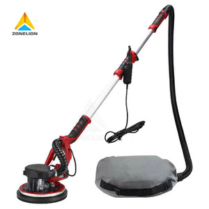 Electric Drywall <b>Sander</b> with Vacuum Attachment 225mm Power <b>Sander</b> with Sanding <b>Discs</b> Floor and Popcorn Ceiling Removal Tool - Product Image 1