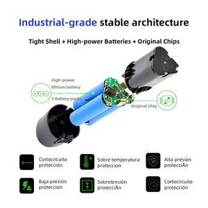 Batteria al Litio 12V ad Alta Potenza con Chip Originali, Pacco Batteria per Utensili Elettrici 12V 2.0Ah 2.5Ah 3.0Ah - Product Image 3