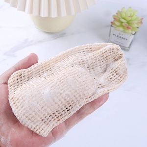 Personalized Natural Sisal Cotton <b>Mesh</b> Soap Saver Pouch-Zero Waste <b>Plastic</b>-free Gift Option - Product Image 6