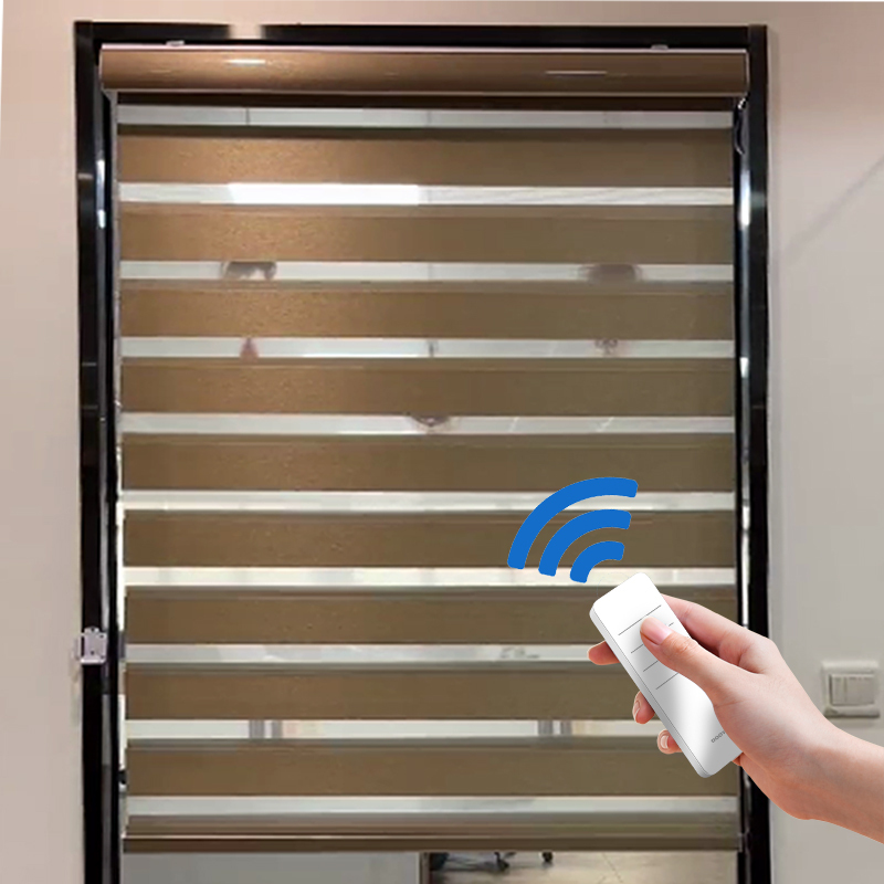 Smart Motorized Electric Zebra Roller Blinds
