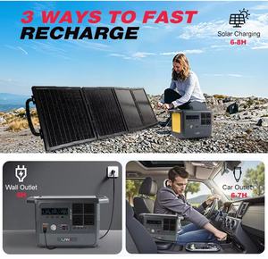 Générateur solaire LANX 300W à charge rapide, station d'alimentation portable à batterie lithium pour la maison, l'extérieur, le camping et la voiture - Product Image 4