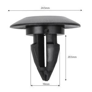 Auto Fastener Plastic <b>Clip</b> 24.5mm x 20.5mm for <b>Car</b> Side Skirt Trim Panel Mounting - Product Image 1