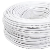 Câble d'alimentation YUWAN à âme en cuivre massif, isolation PVC 300V RVVB-2*1.5 – Durable et flexible pour usage industriel, bâtiment et domestique