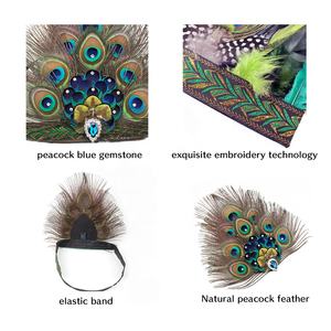 เครื่องประดับศีรษะ<span class=keywords><strong>ขน</strong></span><span class=keywords><strong>นก</strong></span>ยูงแบบอิ<span class=keywords><strong>น</strong></span>เดียสำหรับผู้หญิง <span class=keywords><strong>มงกุฎ</strong></span><span class=keywords><strong>โบ</strong></span><span class=keywords><strong>ฮี</strong></span><span class=keywords><strong>เมีย</strong></span><span class=keywords><strong>น</strong></span>สำหรับงา<span class=keywords><strong>น</strong></span>คาร์<span class=keywords><strong>น</strong></span>ิวัล - Product Image 2