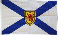 Drapeau de l'île de la Nouvelle-Écosse en polyester 3x5 pieds pour décoration extérieure – Vente en gros, Nouveauté