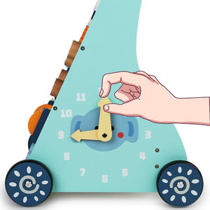 Nouveau trotteur musical pour bébé, centre d'activités d'apprentissage à pousser et à tirer, trotteurs avec roues, <span class=keywords><strong>chariot</strong></span> <span class=keywords><strong>de</strong></span> courses en bois, jouet pour garçons et filles - Product Image 4