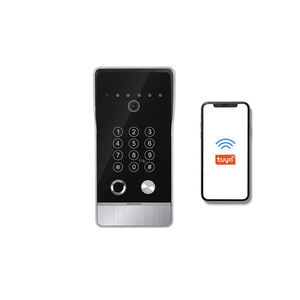 Sonnette WiFi Tuya <span class=keywords><strong>avec</strong></span> interphone, caméra de sécurité, carillon intérieur, vision nocturne HD 1080P, détection de mouvement PIR, compatible iOS et Android - Product Image 1