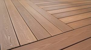 Tavole <span class=keywords><strong>per</strong></span> decking composito in <span class=keywords><strong>legno</strong></span>-plastica coestruso dal design moderno, impermeabili <span class=keywords><strong>per</strong></span> esterni, <span class=keywords><strong>per</strong></span> pavimentazione Trex con decking in WPC - Product Image 4