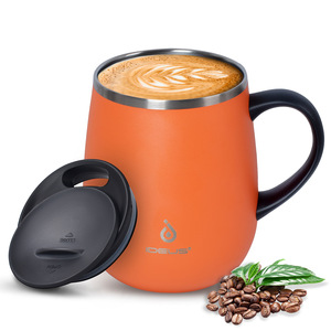 Termo de Oficina de Acero Inoxidable con Aislamiento al Vacío <span class=keywords><strong>IDEUS</strong></span> Regular, Taza de Café Portátil a Prueba de Frío - Product Image 1
