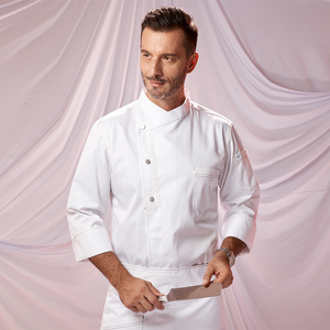 Chef Clothing Summer Restaurant & Hotel Custom Long Sleeve Chef Overalls And Jackets Restaurant & Bar Uniforms Chef Jacket