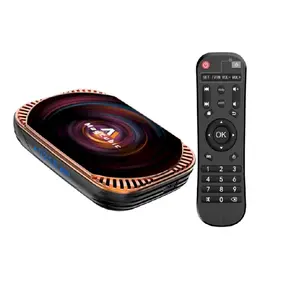 Design 4k 8k H265 Picture Quality Improve Media Player Tv Set Top Box Quad Core Vhs Video Clamshell Box No Hubs Android 11