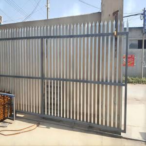 عرض ساخن 2024 للبيع، سور سور ستيل للأسوار، للبيع / سور أمان من الصلب اللامع بطول 2.4 متر على شكل W، من المصنع - Product Image 3