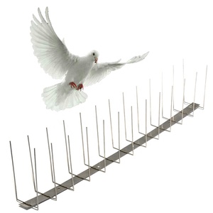 Piques <span class=keywords><strong>anti</strong></span>-oiseaux en acier inoxydable 304 soudées pour <span class=keywords><strong>gouttières</strong></span> - Product Image 3
