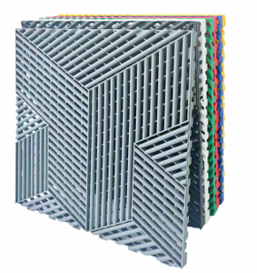 Tapis de sol de garage modulaires ventilés en <span class=keywords><strong>PVC</strong></span> industriel robuste pour une utilisation intérieure dans une tente ou un bureau d'entrepôt - Product Image 3