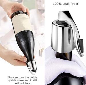 Reusable Stainless Steel Wine <b>Bottle</b> <b>Stopper</b> With Silicone Plug - Product Image 3