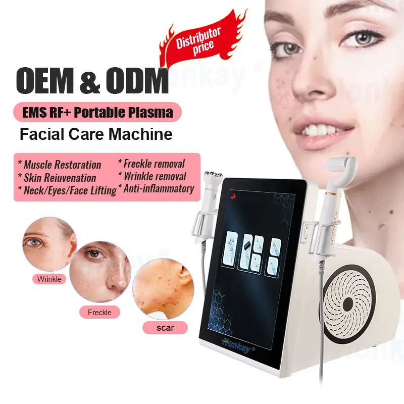 two handles gold a flash plasma an ozone plasma pen machine 2 in 1 facial lifting removing spots and wrinkles