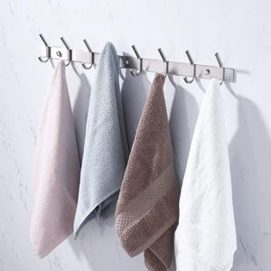 <span class=keywords><strong>Porte</strong></span>-manteau mural en acier inoxydable, 8 crochets métalliques pour <span class=keywords><strong>porte</strong></span> - Product Image 6