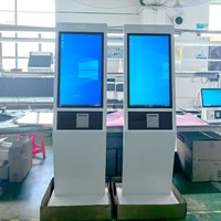 Kiosco de Autoregistro para Aeropuertos de 32 Pulgadas con Escáner de Pasaportes e Impresora de Boletos