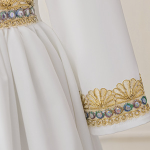 Abaya Modesta para Niñas para las Celebraciones de Eid Al-Fitr y Al-Adha, Material de Poliéster, Largo hasta el Tobillo - Product Image 6