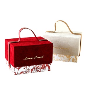 Caja <span class=keywords><strong>de</strong></span> cartón magnética funcional <span class=keywords><strong>con</strong></span> logotipo personalizado <span class=keywords><strong>con</strong></span> asa <span class=keywords><strong>de</strong></span> cuero, <span class=keywords><strong>cajas</strong></span> moradas <span class=keywords><strong>de</strong></span> <span class=keywords><strong>tela</strong></span> <span class=keywords><strong>de</strong></span> terciopelo, negocios <span class=keywords><strong>de</strong></span> envío plano plegable - Product Image 2