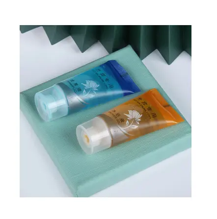 Good selling modern design hotel bathroom accessories 20 ML plastic cosmetic tube shampoo and bath foam in tube