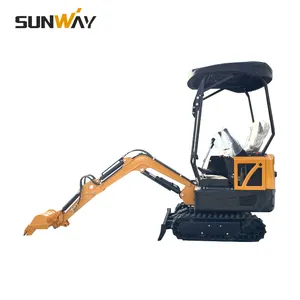 1 тонный мини-экскаватор Orugas De Goma Para Miniexcavadora Nueva Mini Excavadora De 1 Tonelada