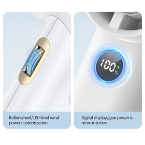 พัดลมมือแบบชาร์จไฟได้พัดลมทำความเย็นไฟฟ้าความเร็วสูงแบบพกพาพัดลมเทอร์โบสำหรับกลางแจ้งขนาดเล็ก - Product Image 5