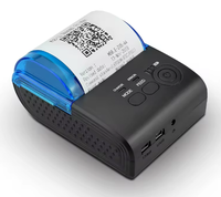 Imprimante thermique directe portable ZJ5805 203 DPI 58 mm USB pour l'impression de codes QR à emporter – En stock