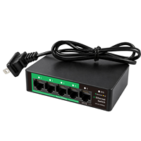 Kedatangan Baru Switch Jaringan 100Mbps 5/8 Port 10/100Mbps RJ45 AI Ethernet Switch Mendukung Fungsi VLAN Ekstensi 250M