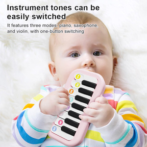Leza Baby Pianoforte Educativo Personalizzato Unisex in Plastica Mini Tascabile per <span class=keywords><strong>Bambini</strong></span>, Tastiera Musicale Multifunzionale, Giocattolo per <span class=keywords><strong>3</strong></span>+ 5-7 <span class=keywords><strong>Anni</strong></span> - Product Image 4