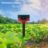 Grande qualité multi-fonction portable solaire répulsif pour animaux alarme meubles d'extérieur lutte antiparasitaire