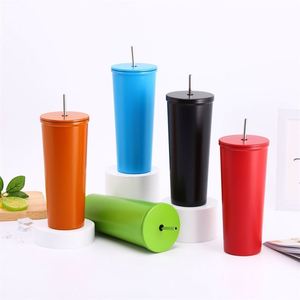 304 Stainless Steel Modern Design Double-layer Vacuum Insulated Coffee <b>Cup</b> 6-12hr Thermal Insulation <b>Large</b> - Product Image 1