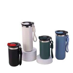 Nuevo Modelo de Taza de Café y Agua Aislada de Acero Inoxidable 304, Diseño Minimalista Moderno y Ecológico para Deportes al Aire Libre, Regalo - Product Image 1