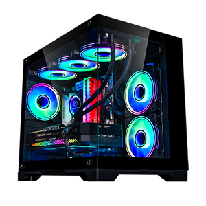SNOWMAN Casing PC Gaming Produsen Casing Komputer Logo Kustom Grosir PC Tower Dengan Panel Kaca Tempered Kabinet Gaming ATX - Product Image 2