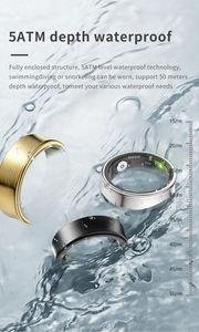 Inteligente Anel Fábrica Oem Saúde Temperatura Pressão Arterial Sleep Fitness <span class=keywords><strong>Wearable</strong></span> GPS rastreador Inteligência Finger Ring MRSR05 - Product Image 2